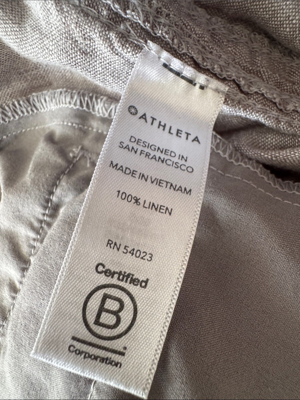 ATHLETA- Cabo Linen Wide Leg Pant Size 6 - Picture 6 of 6